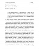 El texto nos narra la historia de un sujeto (el narrador), la cual nos habla de la relación de esté con los animales, la cual al principio de su vida era amor hacia ellos