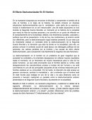 La Deshumanización Del Hombre. Ensayo