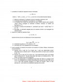 Considerar el modelo de regresión lineal sin intercepto.