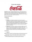 Coca Cola procesos de administración