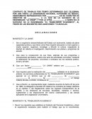 CONTRATO DE TRABAJO POR TIEMPO DETERMINAD