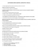 CUESTIONARIO SOBRE ELEMENTOS, COMPUESTOS Y MEZCLAS.