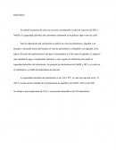 Se realizó la práctica de calor de reacción, encontrando el calor de reacción del HCl y NaOH y la capacidad calorífica del calorímetro elaborado en la práctica (tipo vasos de café).