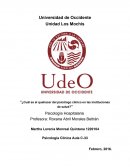 ¿Cuál es el quehacer del psicólogo clínico en las instituciones de salud?