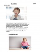 Rabietas de un niño.