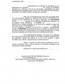 Solicitar devolucion de documentos.