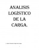 ANALISIS logístico de la carga