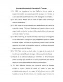 Acontecimientos de la Hematología Forense.