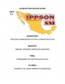 PROBLEMAS DE GESTIÓN EDUCATIVA.