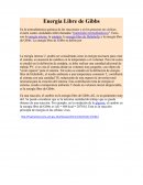 En la termodinámica química de las reacciones y en los procesos no cíclicos, existen cuatro cantidades útiles llamadas "potenciales termodinámicos". Estos son la energía interna, la entalpía, la energía libre de Helmholtz y la energía libre de Gi