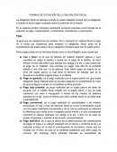 FORMAS DE EXTINCIÓN DE LA OBLIGACIÓN FISCAL.