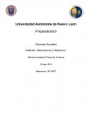 Reflexión “Memorias de un Mexicano”