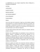 LA IMPORTANCIA DE LAS AYUDAS EDUCATIVAS PARA ESTIMULAR EL DESARROLLO SICOMOTRIZ