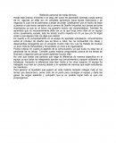 Reflexión personal de medio término.