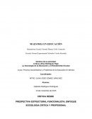 La Sociología de la Educación y el Rendimiento Escolar
