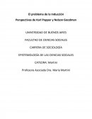 El problema de la Inducción - Perspectivas de Karl Popper y Nelson Goodman