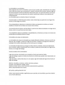 La criminalística y sus principios. Página 1