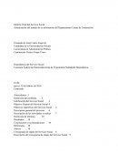 Actualización del manejo de la información del Departamento Líneas de Transmisión