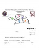 Español 2 Actividad integrador El deporte es toda aquella actividad que se caracteriza