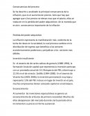 Las leyes Consecuencias del proceso