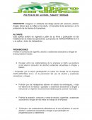 POLITICA DE NO ALCOHOL, TABACO Y DROGAS