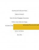 Corriente Pedagógica: Humanismo