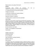 Reporte directivo de la película “Red Social”