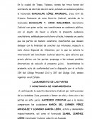 Convenio judicial de alimentos