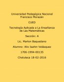 Tecnología Aplicada a La Enseñanza de Las Matemáticas
