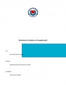 Resistencia al cambio en la organización