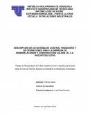 Planificación y control de presupuesto