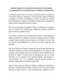 Aspectos legales de la contratación de personal