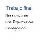 Narrativa de una Experiencia Pedagógica.