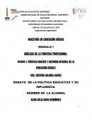 Analisis de la practica profesional.