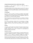 LA INNOVACIÓN COMO REQUISITO PARA LA COMPETITIVIDAD TURÍSTICA.