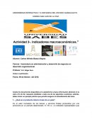 Actividad - Indicadores macroeconómicos. Como funciona la Bolsa de Valores de Mexico