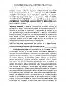 CONTRATO DE CONSULTORIA PARA PROYECTO ARRAYANES