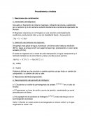 Reacciones quimicas Procedimiento y Análisis