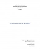 UN VISTAZO A LA CULTURA GRIEGA