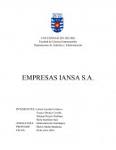 Administración estrategica EMPRESAS IANSA S.A.