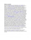 Infancia y juventud.