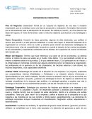 Definición de Conceptos Estrategía