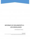 INFORME DE SEGUIMIENTO A LOS GRADUADOS.
