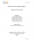 Actividad Plan de gestión