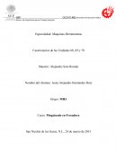 Cuestionarios de las Unidades 68, 69 y 70
