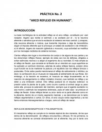 Arco Reflejo en Humano.. Página 1