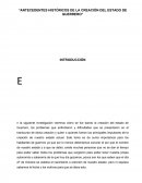 Antecedentes históricos de la creación del estado de guerrero