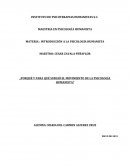 PORQUE Y PARA QUE SURGE LA PSICOLOGIA HUMANISTA