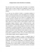 Ecología humana: Acción del hombre en la naturaleza.