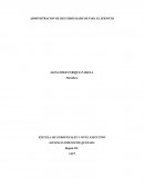 Administracion de recursos basicos para el servicio